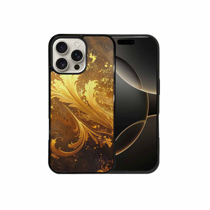 iPhone 16 Pro Max Case — Klimt Gold Leaf Artwork Pattern, Custom Printed Phone Case
