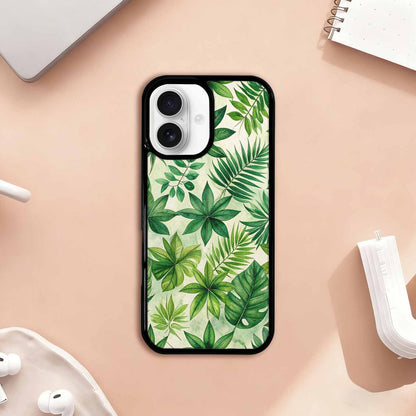 iPhone 17 Case — Small Seven Point Palmate Floral, Original Design Phone Case