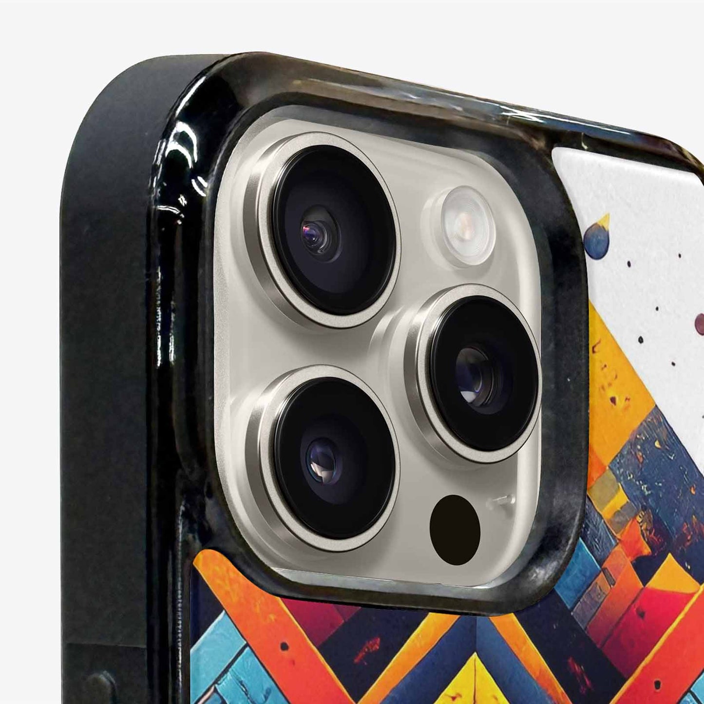 iPhone 15 Pro Max Case — Urban Tribal Tessellation, Personalized Phone Case