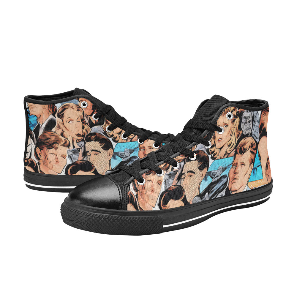 WOMEN'S Cc Retro Faces 3 High Top Canvas Y2K Shoes