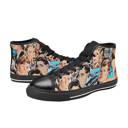 WOMEN'S Cc Retro Faces 3 High Top Canvas Y2K Shoes