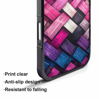 iPhone 17 Pro Max Case — Genderfluid Flag Color Theme Original Art, Custom Art Phone Cover