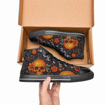 MEN'S Skulls - Halloween High Top Canvas Dreamcore Sneakers