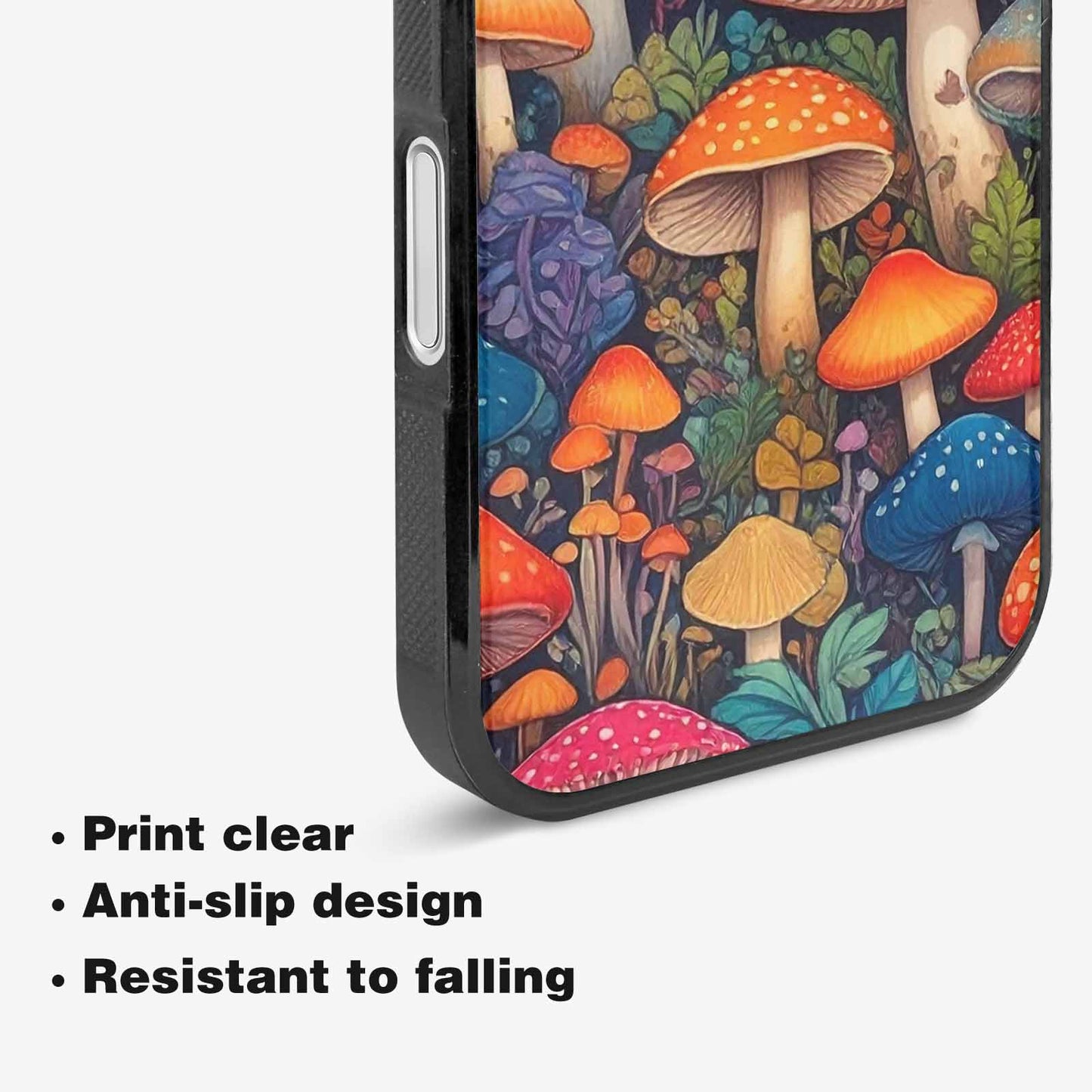 iPhone 16 Plus Case — Mushrooms General Mushrooms Pa, Customized Protective Case