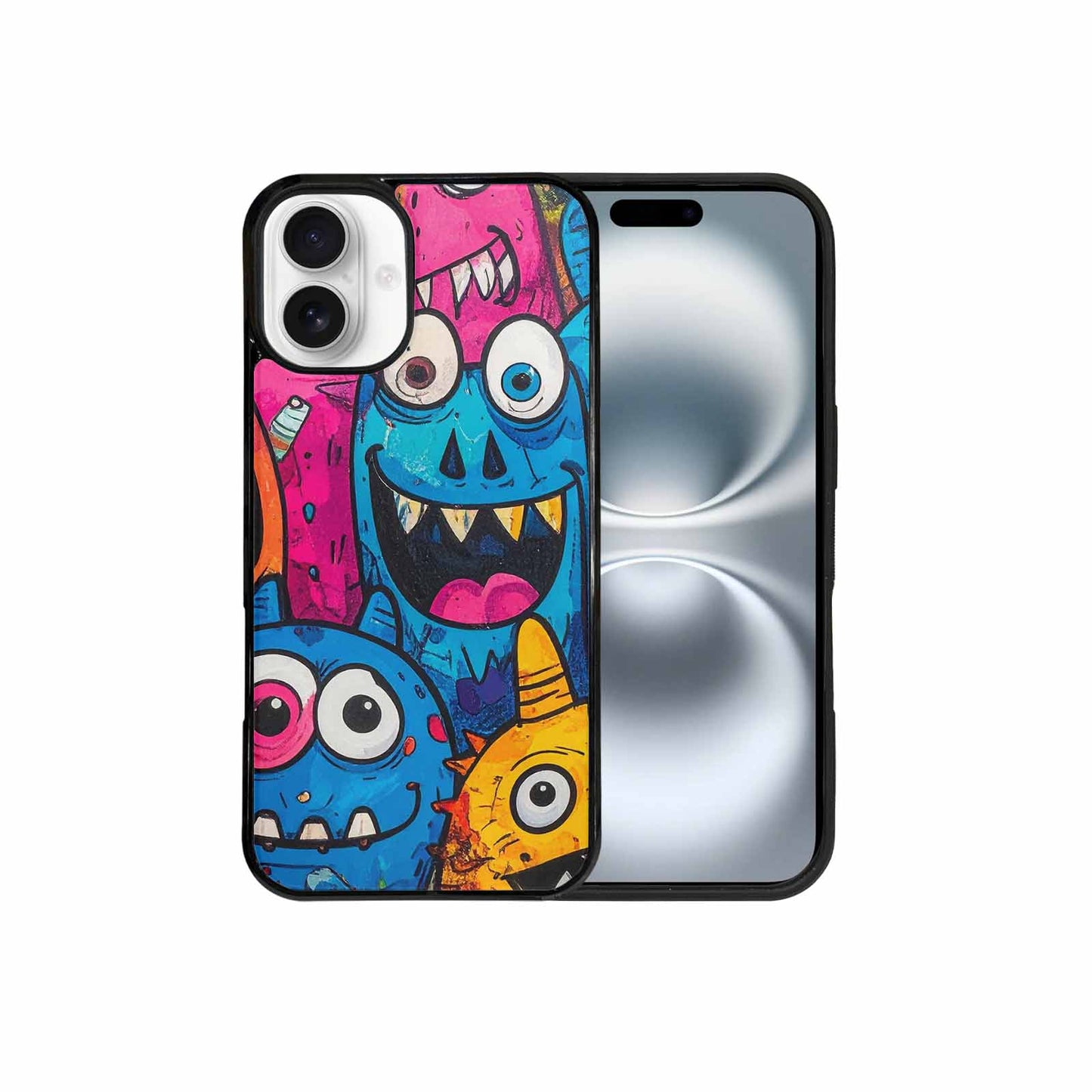 iPhone 16 Plus Case — Goofy Cartoon Monster, Personalized Phone Case