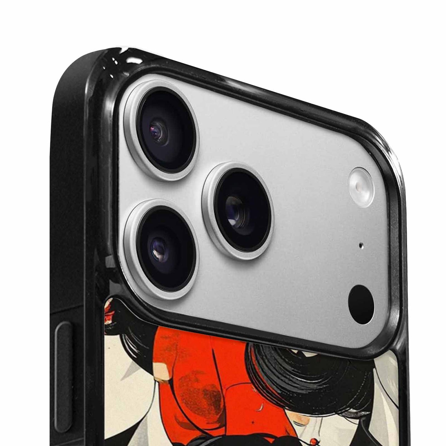 iPhone 17 Pro Case — Seamless Repeating Pattern Of Overlapping Retro, Custom Art Phone Cover