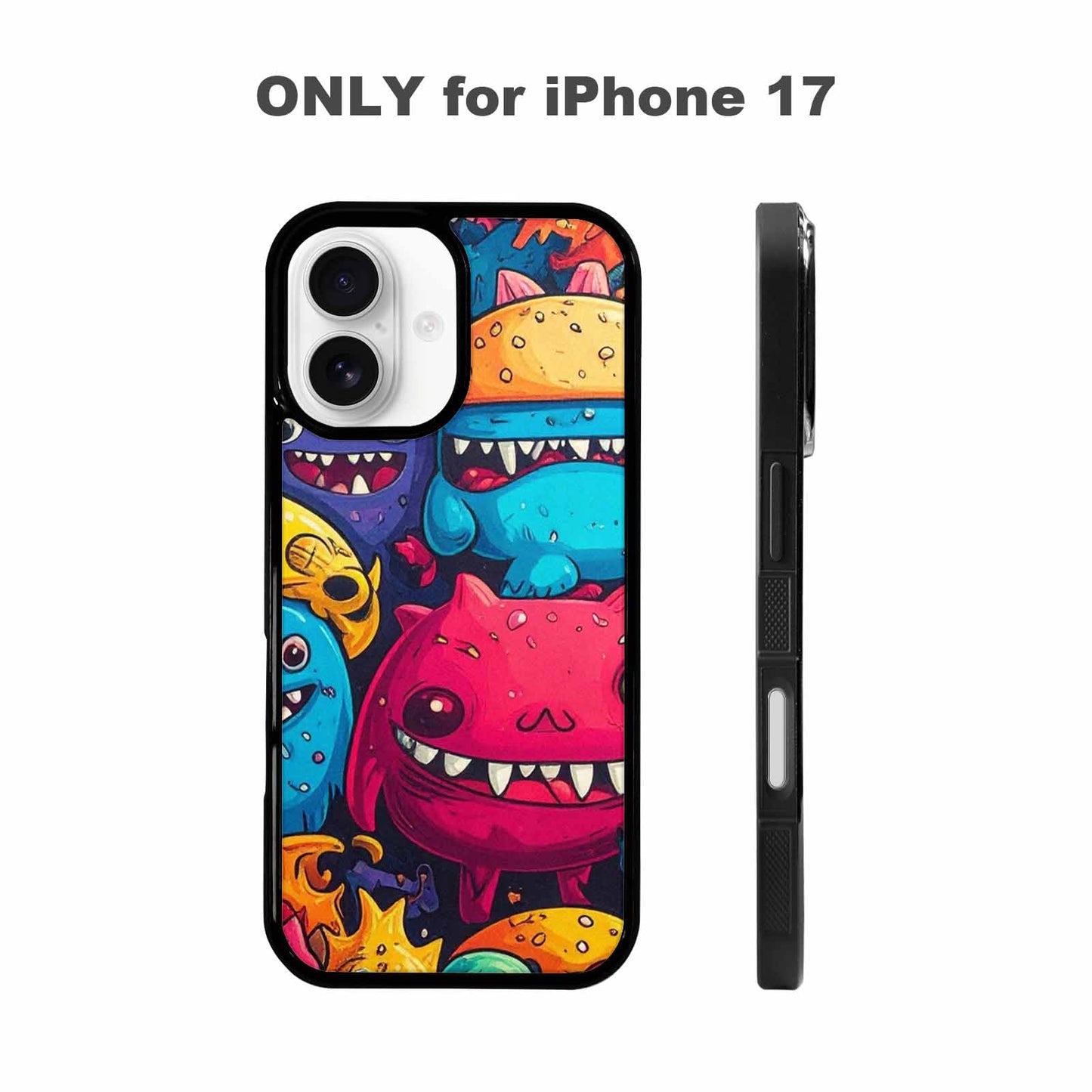 iPhone 17 Case — Small Cartoon Monster Character Cartoon Cute, Original Design Phone Case