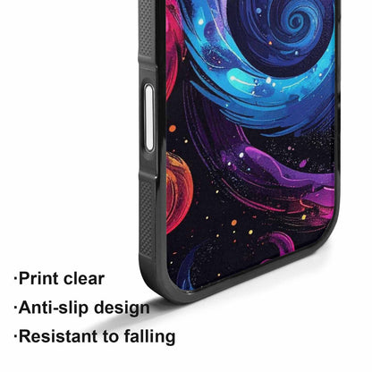 iPhone 17 Case — Rose Galaxy Art Seamless Galaxy Space, Original Design Phone Case