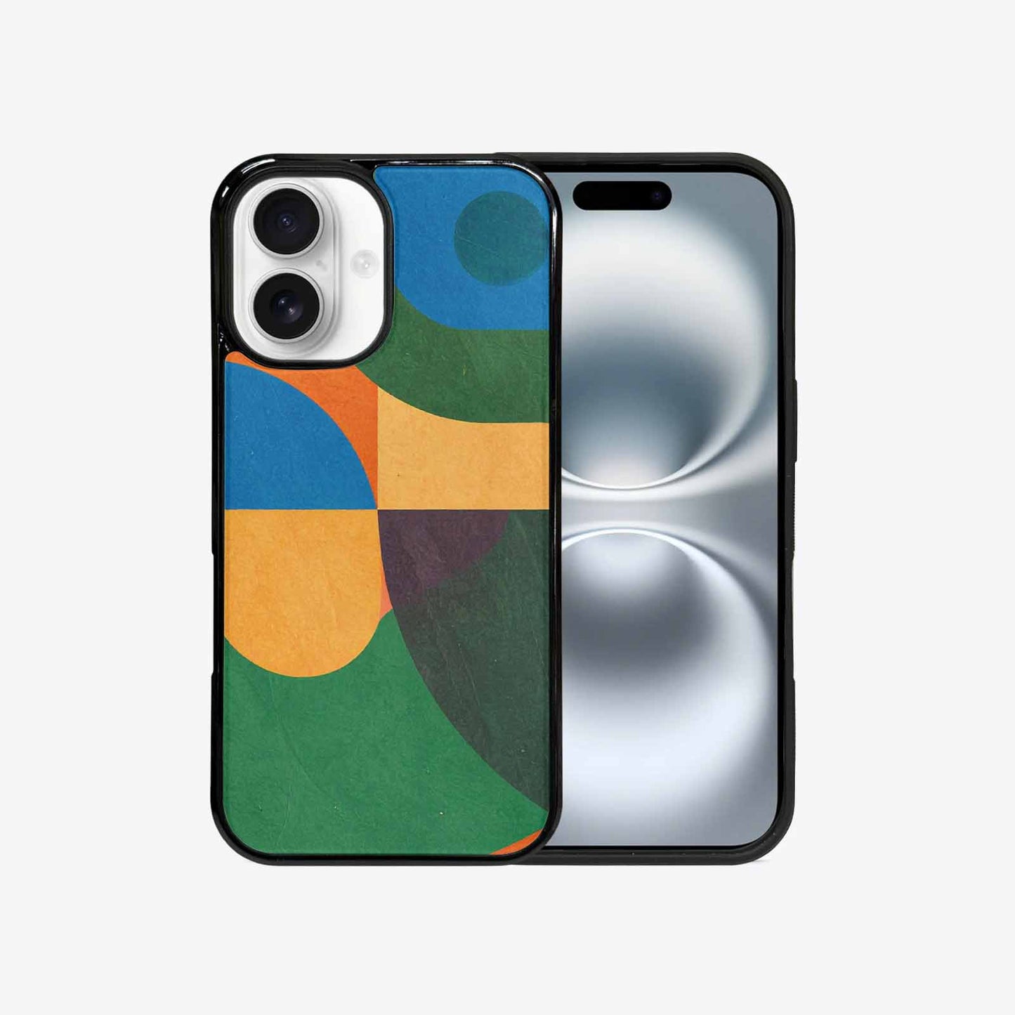 iPhone 16 Case — 1990s Memphis Art Pattern, Custom Print Case Cover