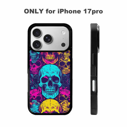 iPhone 17 Pro Case — Skull Dark Art Gothic Print Gothic, Custom Made Phone Cover