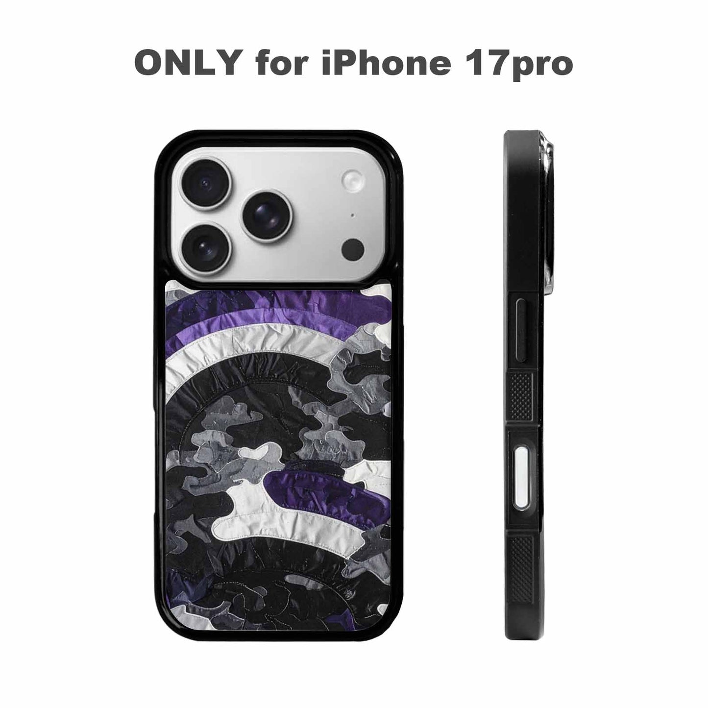 iPhone 17 Pro Case — Vivid Camo Asexual Pride Camo, Custom Made Phone Cover