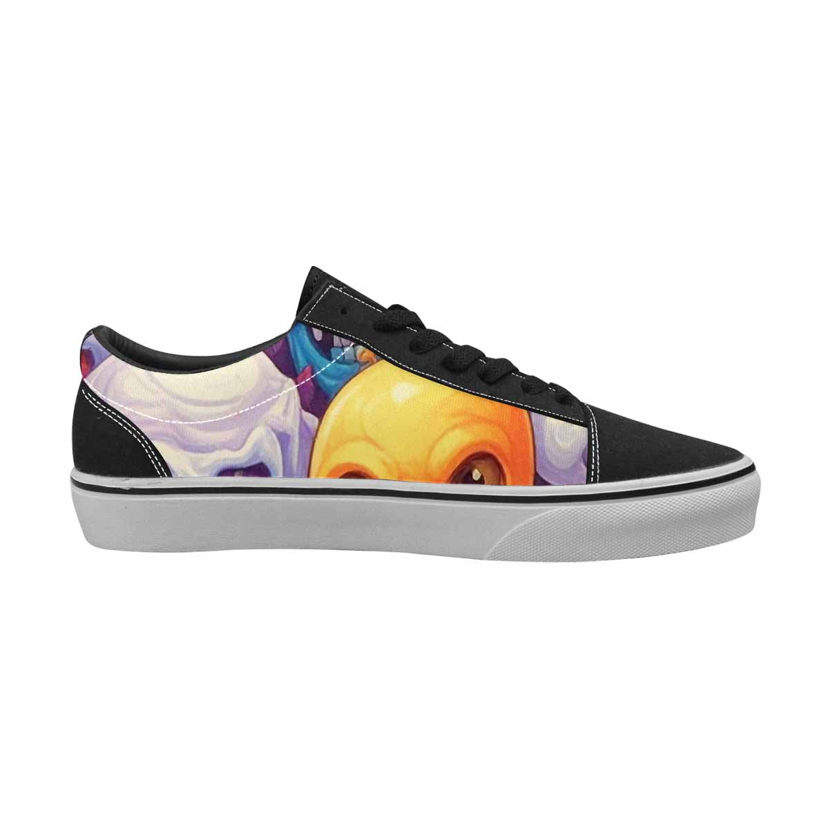 WOMEN'S Ice Cream Monsters  Lace-Up Canvas Dreamlike Shoes