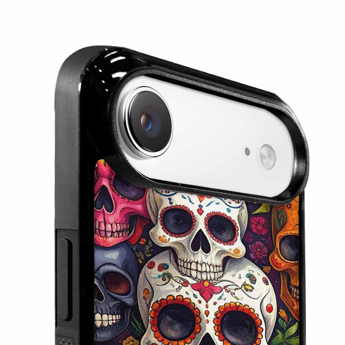 iPhone 17 Air Case — Small Skull Pattern Randomly Varying Gothic, Custom Printed Phone Case