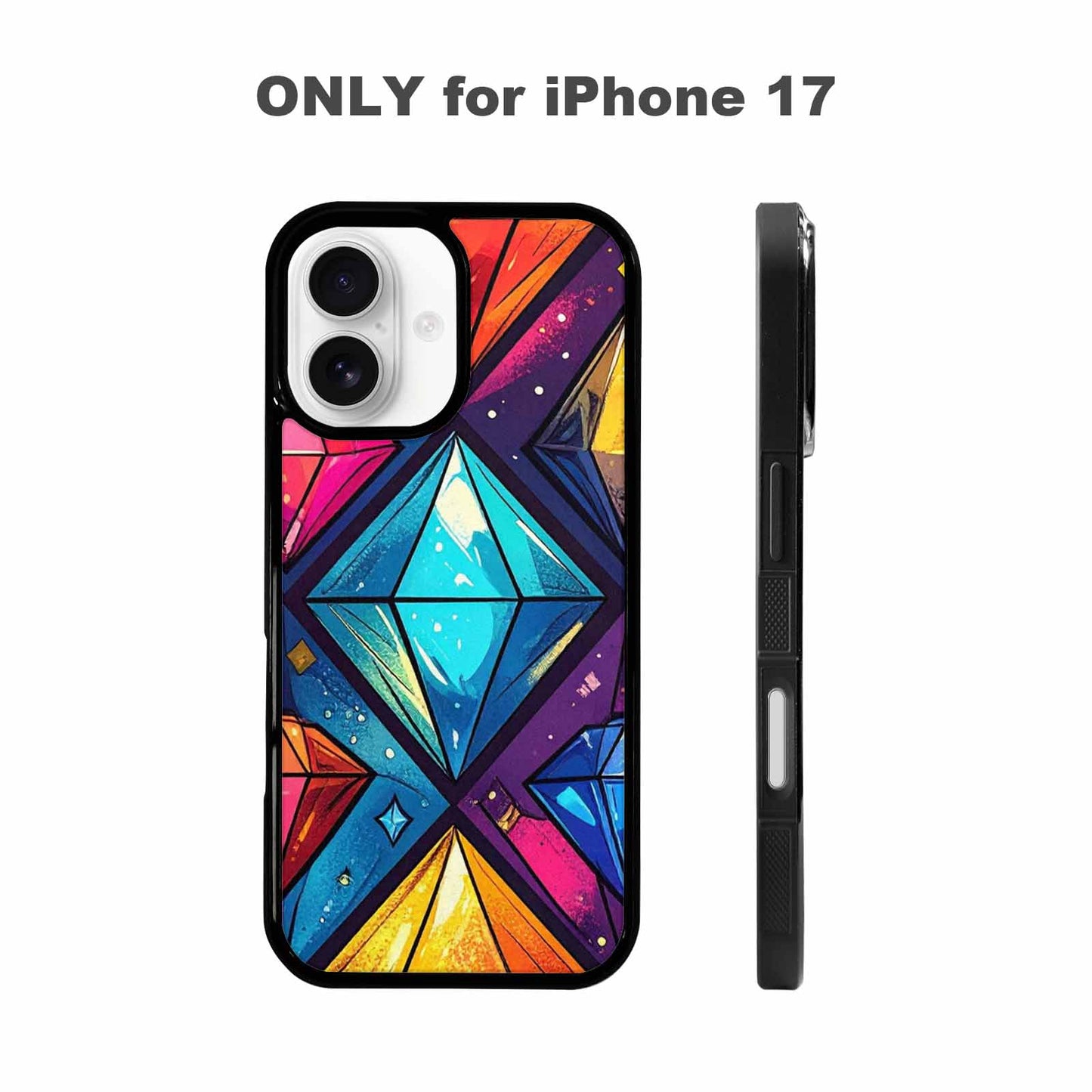 iPhone 17 Case — Vintage Summer Diamond Retro Vintage, Unique Phone Case Design