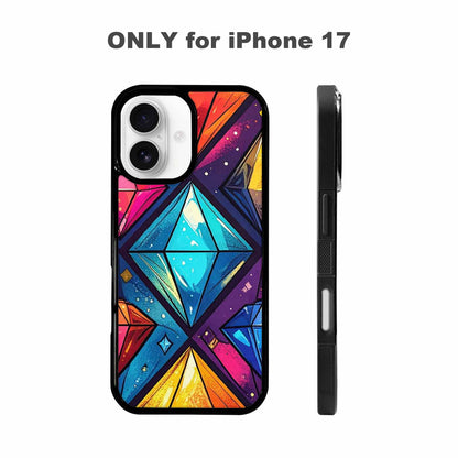 iPhone 17 Case — Vintage Summer Diamond Retro Vintage, Unique Phone Case Design