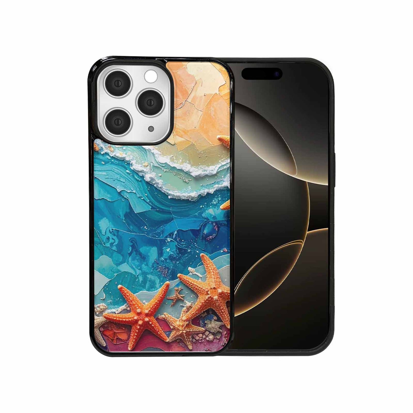 iPhone 15 Pro Max Case — Starfish Cluster Starfish Cluster Pattern Hundreds, Customized Protective Case