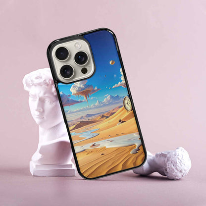 iPhone 16 Pro Case — Surrealist Desert Dreamscape Custom, Custom Print Case Cover