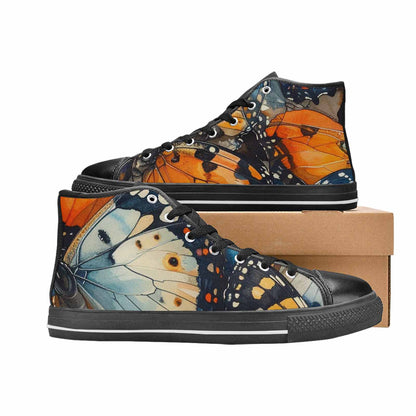 MEN'S Butterfly Wing High Top Canvas Dreamcore Custom Shoes