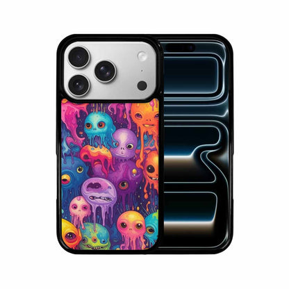 iPhone 17 Pro Case — Aliens Tie Dyemelting Aliens P Tie, Custom Printed Phone Case