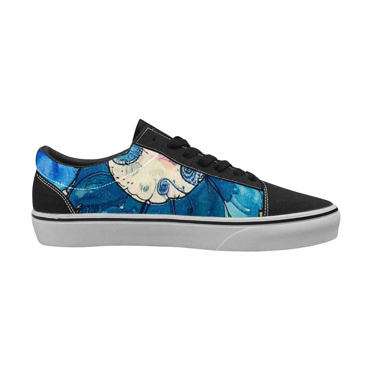 WOMEN'S Tie Lace-Up Canvas Vivid Custom Sneakers