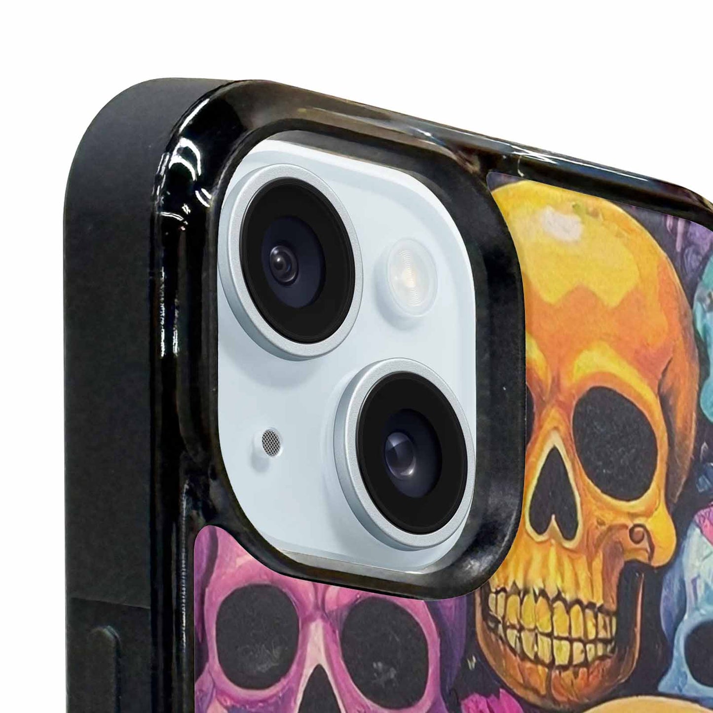iPhone 15 Plus Case — Skulls General Skulls Pattern, Custom Printed Phone Case
