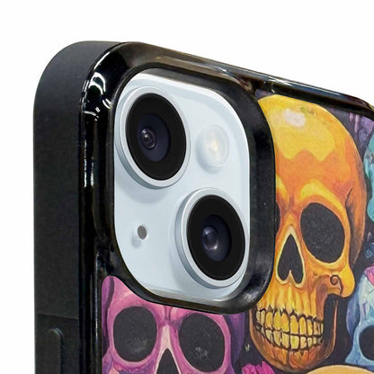 iPhone 15 Plus Case — Skulls General Skulls Pattern, Custom Printed Phone Case