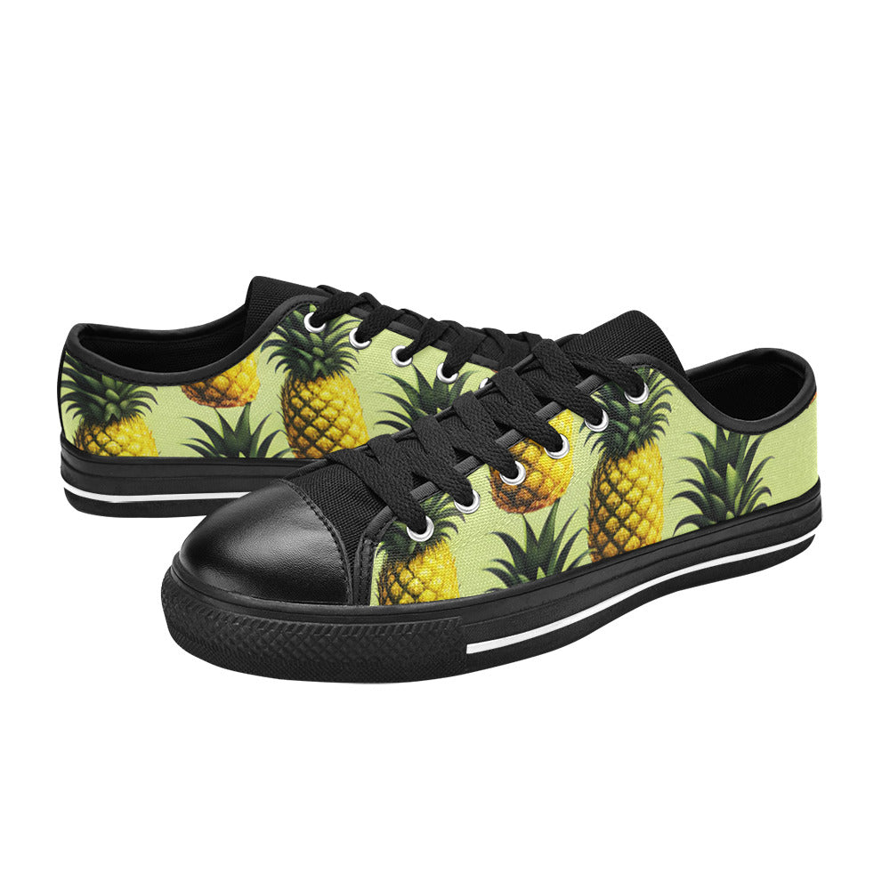 MEN'S Pineapples Please 4 Canvas Y2K Custom Sneakers