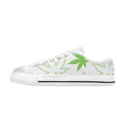 MEN'S Cc Weed 420 Art Canvas Dark Academia Custom Shoes