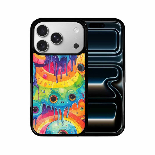 iPhone 17 Pro Case — Aliens Tie Dyemelting Aliens P Tie, Custom Printed Phone Case