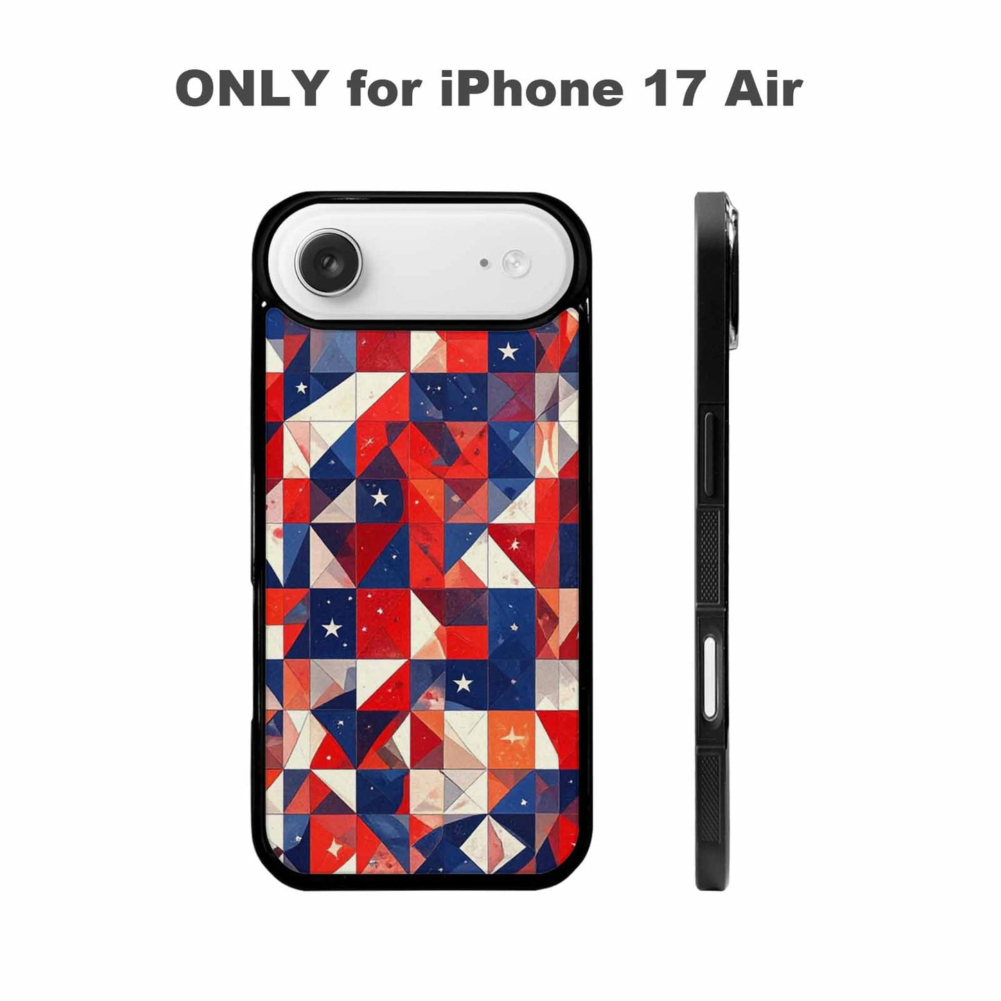 iPhone 17 Air Case — Small American Flag Stars And Galaxy, Custom Phone Case