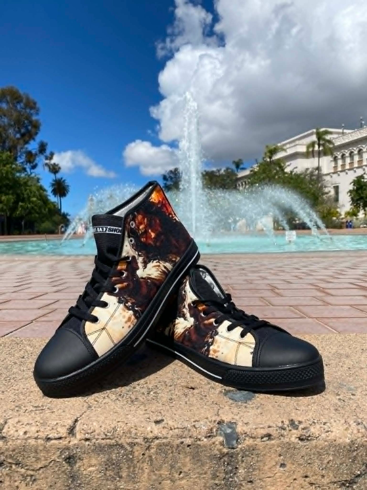 Jesus Unisex High Top Canvas Shoes