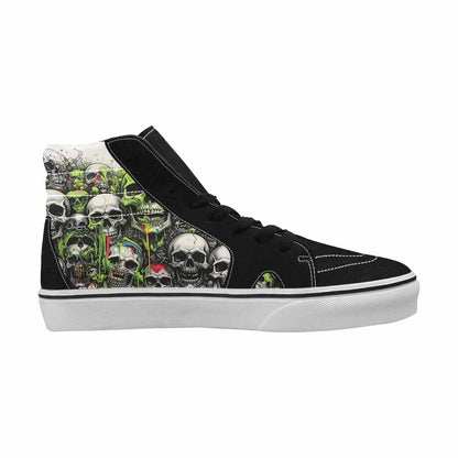 MEN'S Rainbow From Skull S High Top Canvas Surreal Shoes