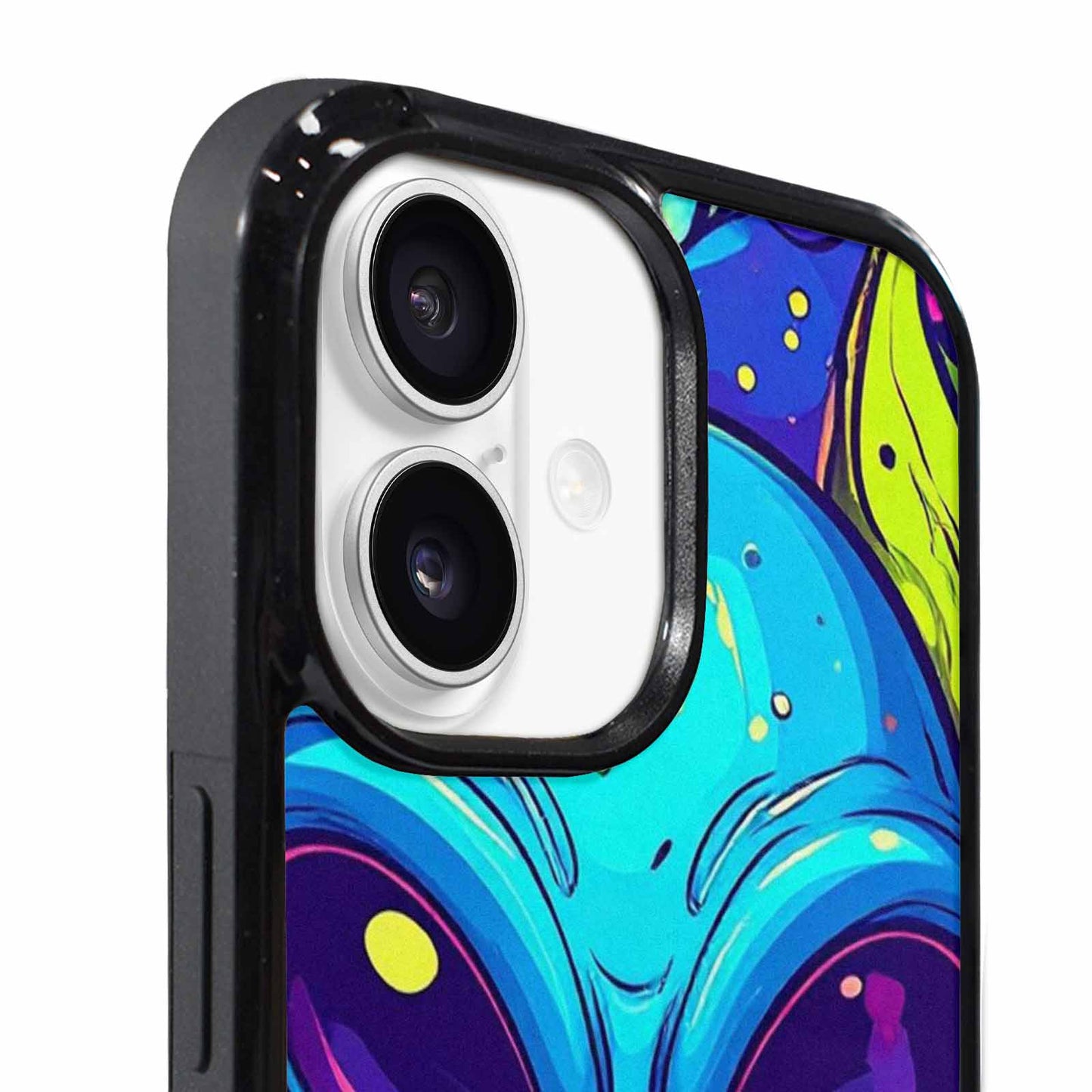 iPhone 17 Case — Alien Ufo Cartoon Art Alien Scifi, Custom Art Phone Cover