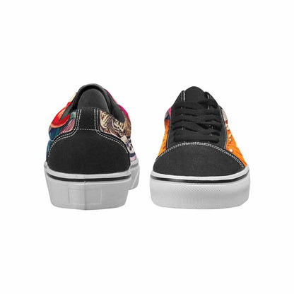 WOMEN'S Mushrooms Lace-Up Canvas Vivid Sneakers