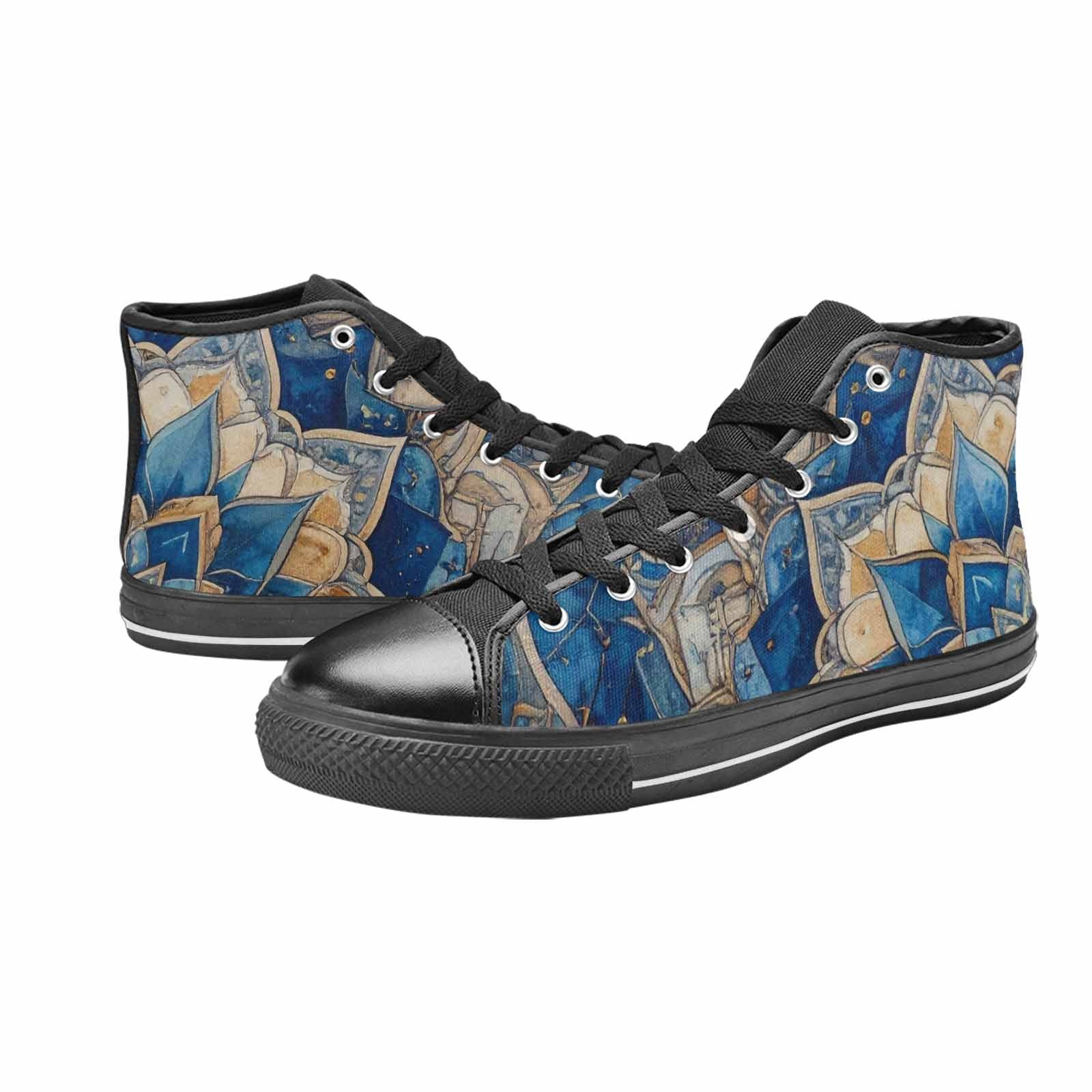 MEN'S Mandala High Top Canvas Wallpaper Art Shoes