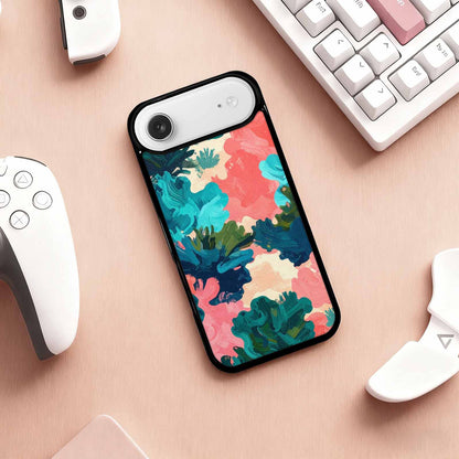 iPhone 17 Air Case — Seamless Tileable Pattern Of Overlapping Camo, Original Design Phone Case