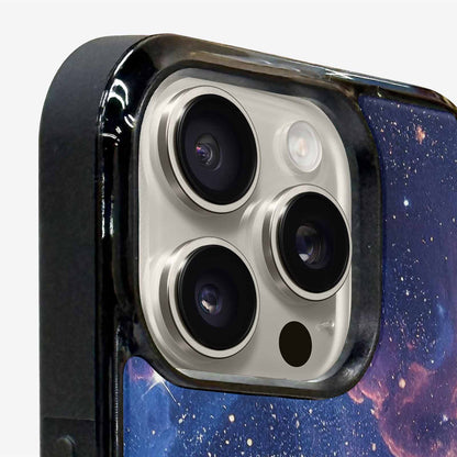 iPhone 16 Pro Case — Nebula Texture With Dense Star Cluster, Custom Phone Case