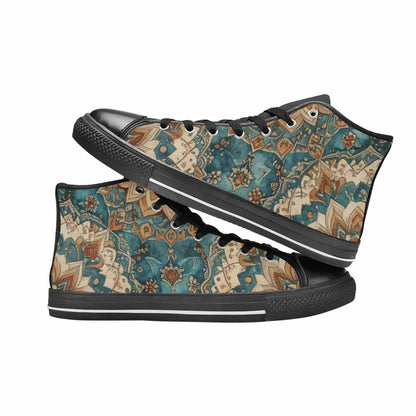 MEN'S Mandala High Top Canvas Surreal Shoes