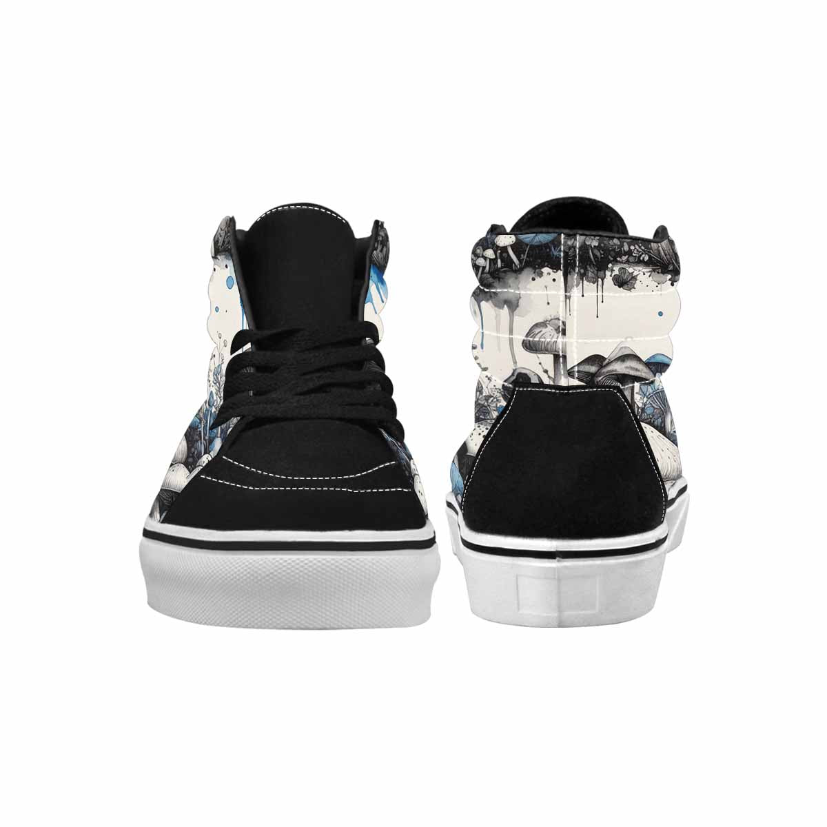MEN'S Mushrooms (general) High Top Canvas Aesthetic Custom Shoes