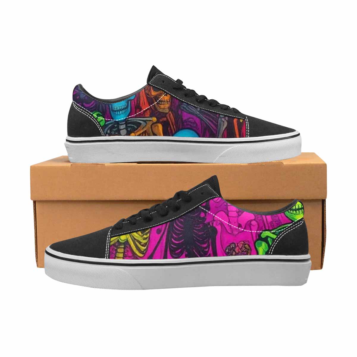 WOMEN'S More Overlapping Ontop Each Lace-Up Canvas Dreamlike Custom Shoes