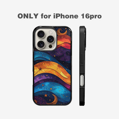 iPhone 16 Pro Case — Steampunk Galaxy Art Seamless Pattern Vibrant, Custom Made Phone Cover