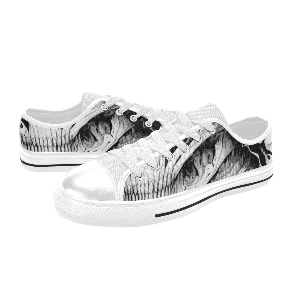 WOMEN'S Cc Horror Art Canvas Dark Academia Custom Shoes