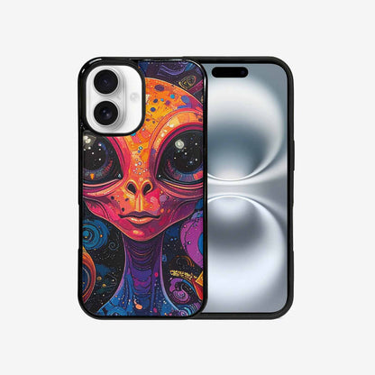 iPhone 16 Case — Cartoon Alien Characters, Custom Art Phone Cover