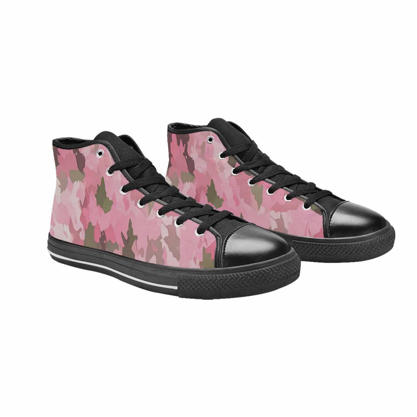 MEN'S Military Camouflage Blotch High Top Canvas Aesthetic Custom Shoes