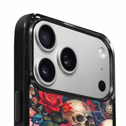 iPhone 17 Pro Max Case — Skulls And Roses Skulls Gothic Skulls, Personalized Phone Case