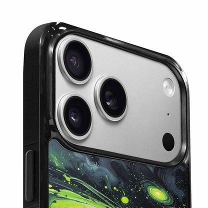 iPhone 17 Pro Case — Seamless Repeating Pattern Of Overlapping Galaxy, Custom Printed Phone Case