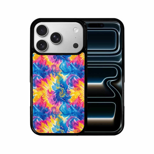 iPhone 17 Pro Case — Small Tie Dye Swirl Pattern Tie, Personalized Phone Case