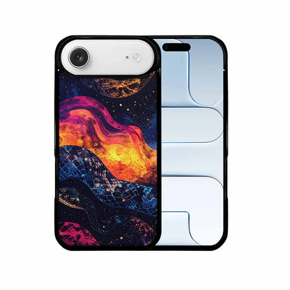 iPhone 17 Air Case — Snake Print Galaxy Seamless Pattern Animal, Custom Printed Phone Case