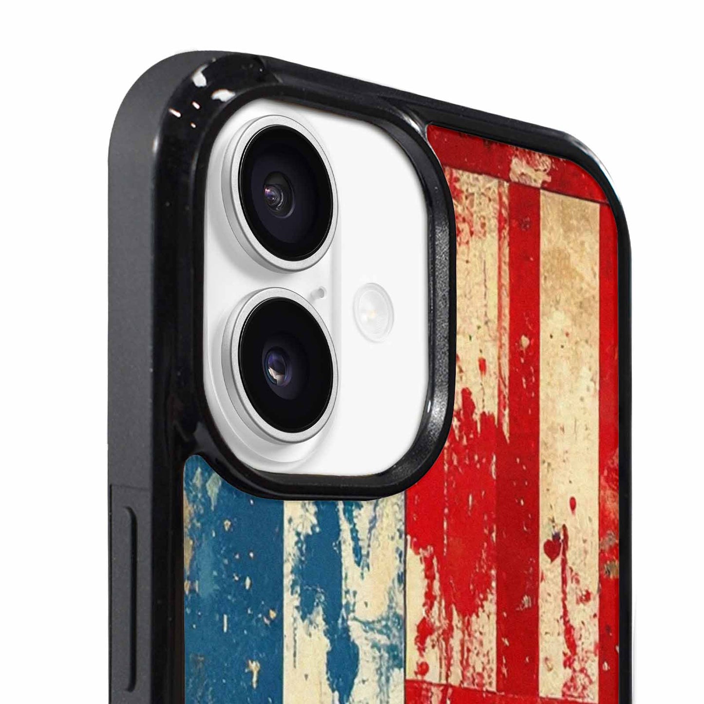 iPhone 17 Case — Small American Flag Stars Galaxy Space, Custom Made Phone Cover