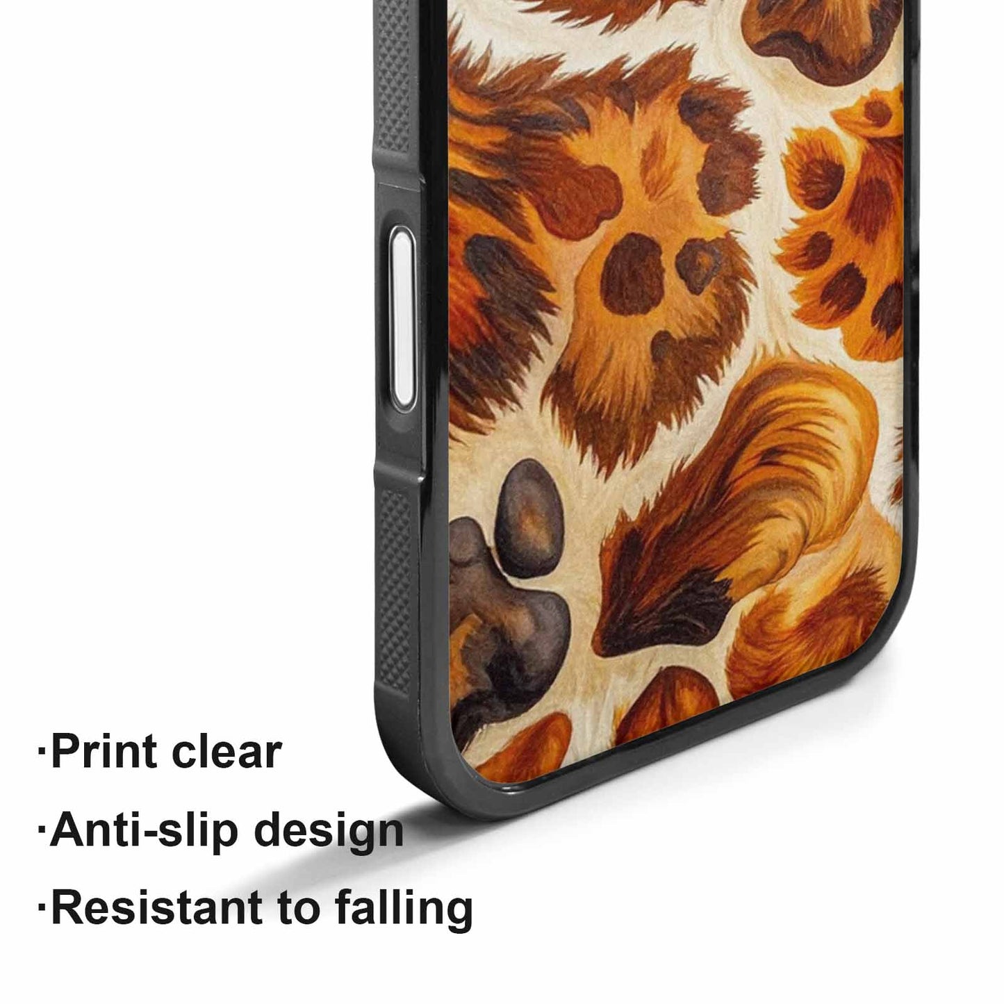 iPhone 17 Case — Small Cow Animal Print Animal Print, Custom Designed Case Cover